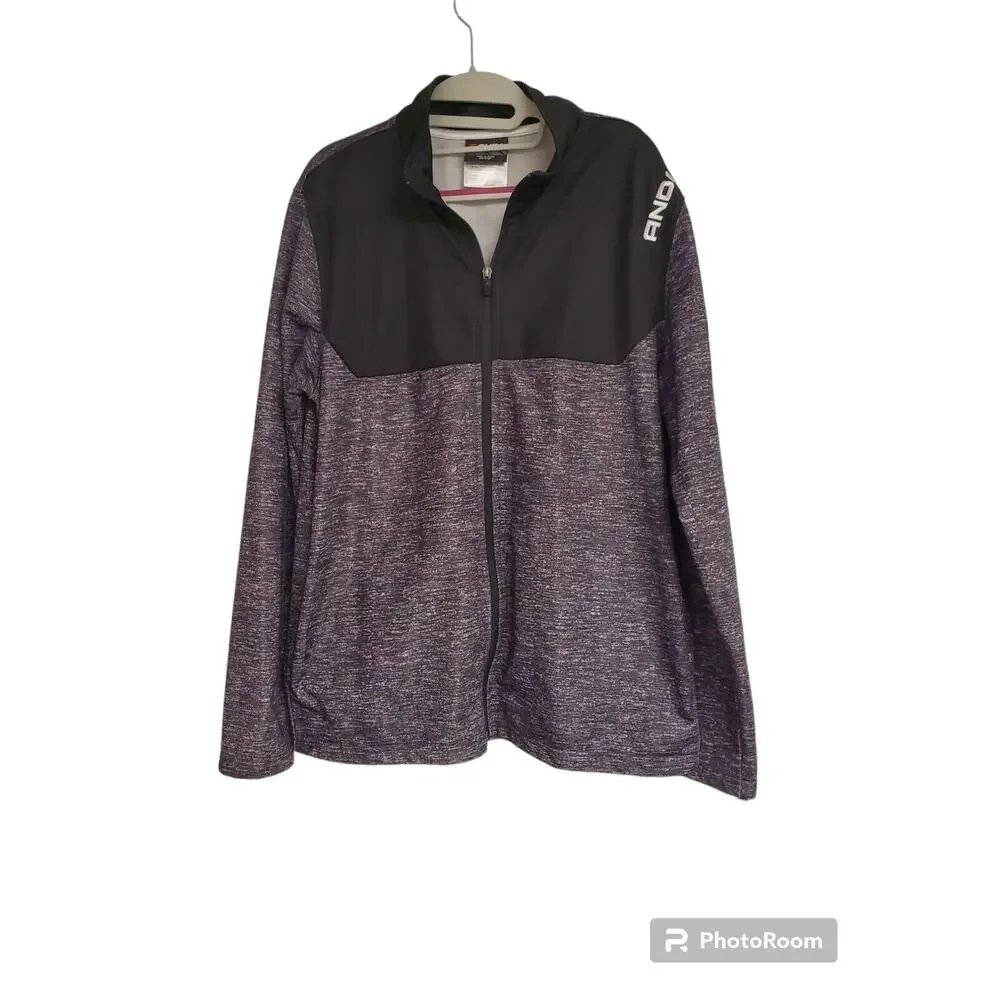 Men's AND1 Full Zip Hoodie Jacket w/ Pockets | Size Large - Picture 2 of 10